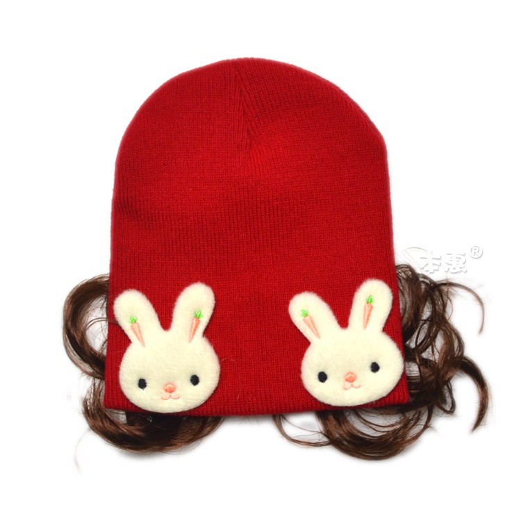 หมวกเด็ก-หมวกปอยผม-กระต่าย-2-ข้าง