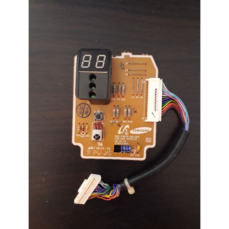 ดิสเพลย์ แอร์Samsung DB93-06500A :ASSY PCB SUB-DISPLAY อะไหล่แท้ (มือ ...