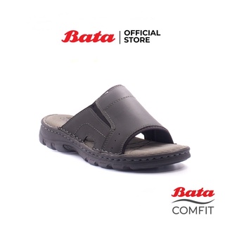Bata Comfit รองเท้าแตะ ชายแบบสวม สีดำ - 8616816