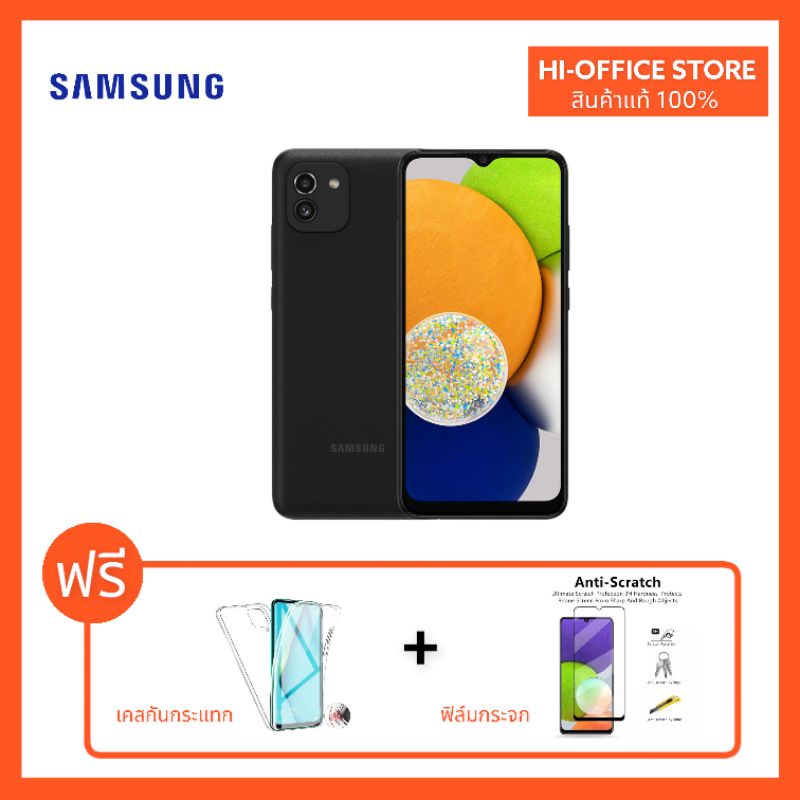 Samsung A03 Memory RAM 3GB/ROM 32GB Battery 5,000 mAh ประกันศูนย์ 1 ปี Shopee Thailand