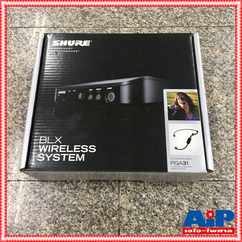 shure-blx14a-p31-q12-ไมค์ลอยคาดหัว-ไมค์ไร้สายคาดศรีษะเดี่ยว-ย่าน-uhf-blx-14a-p31-q12-blx14a-p31-q12-blx-14a-p31-q12