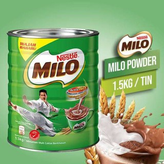 ไมโลกระป๋อง ผงไมโลขนาด 1.5 kg   Nestle Milo Activ-go Chocolate Powder 1.5kg