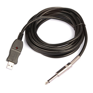 สินค้า 3M Guitar to PC USB Recording Cable Lead Adaptor Converter Connection Interface 6.5mm