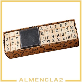 ภาพหน้าปกสินค้า[Almencla2] แสตมป์ยางไม้ ลายตัวอักษร ตัวเลข สไตล์วินเทจ สําหรับการเรียนการสอน 40 ชิ้น
 ที่เกี่ยวข้อง