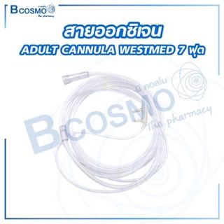 สายออกซิเจน ADULT CANNULA WESTMED 7 ฟุต สายออกซิเจนทางจมูก / Bcosmo The Pharmacy