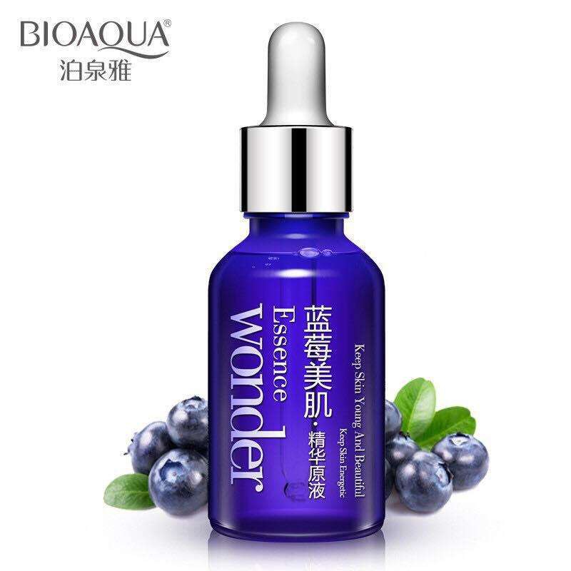 เซรั่มบลูเบอรี่-เพิ่มความชุ่มชื้น-เผยผิวใส-ลดจุดด่างดำ-ฺbioaqua-blueberry-serum-15-ml