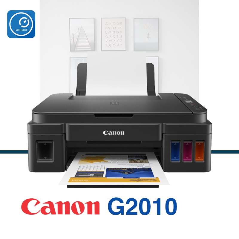 ภาพหน้าปกสินค้าCanon Printer Inkjet PIXMA G2010_SKY1SET (Print_Scan_Copy_InkTank) Warranty 1 Year แคนนอน ปริ้นเตอร์ อิ้งเจ็ท Print+Scan จากร้าน latitude_online บน Shopee
