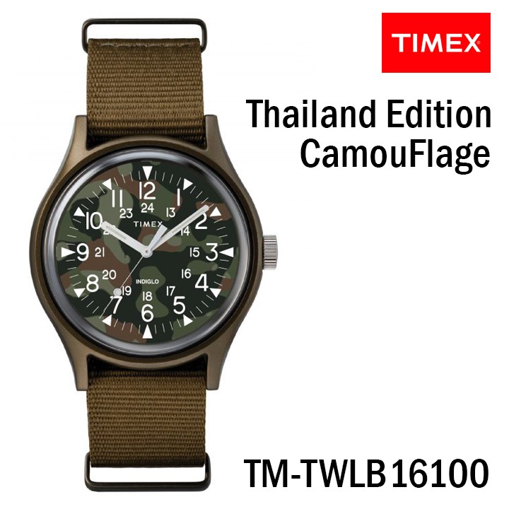 นาฬิกา-timex-thailand-edition-tm-twlb16100-นาฬิกาข้อมือผู้ชายและผู้หญิง-สายผ้าไนล่อน-สีเขียว