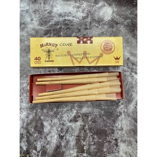 กระดาษม้วนสำเร็จรูป Pre rolled Cones Hornet 40 pcs 110MM Kingsize🔥