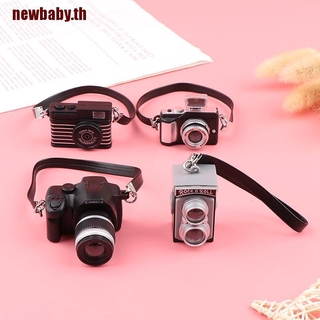 เช็ครีวิวสินค้า【 Newbaby 】 1 ชิ้น บ้านตุ๊กตาจิ๋ว กล้องดิจิตอล SLR ตกแต่งบ้านตุ๊กตา
