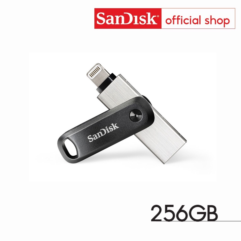 ภาพหน้าปกสินค้าSandisk iXpand Flash Drive Go 256GB ( SDIX60N-256G-GN6NE) จากร้าน sandisk_thailand_officialshop บน Shopee
