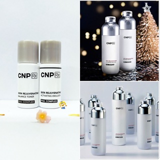 ภาพหน้าปกสินค้า(EXP 2024) แพ็คคู่ CNP Skin Rejuvenating PHA Toner 5 ml. + Emulsion 5 ml. ที่เกี่ยวข้อง