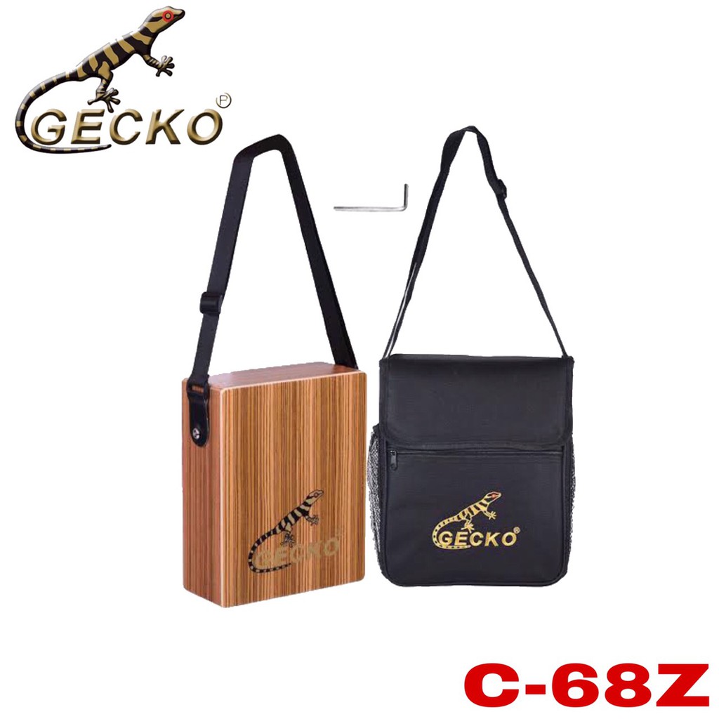 gecko-c-68z-กลองคาฮอนแบบพกพาพร้อมกระเป๋าให้เสียงชัด-ดังกังวาน