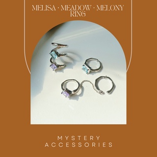 ภาพหน้าปกสินค้าMA544-MA546: Melisa ~ Meadow ~ Melony Rings | Mystery Accessories แหวน แหวนแฟชั่น แหวนสีเงิน ที่เกี่ยวข้อง