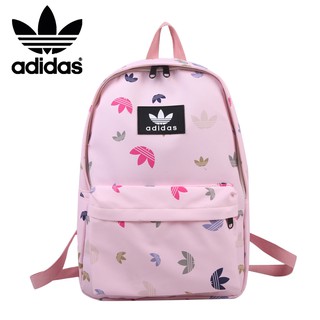 กระเป๋าเป้ผู้หญิง กระเป๋านักเรียน College Fengsen College Student Female Simple Pink Backpack