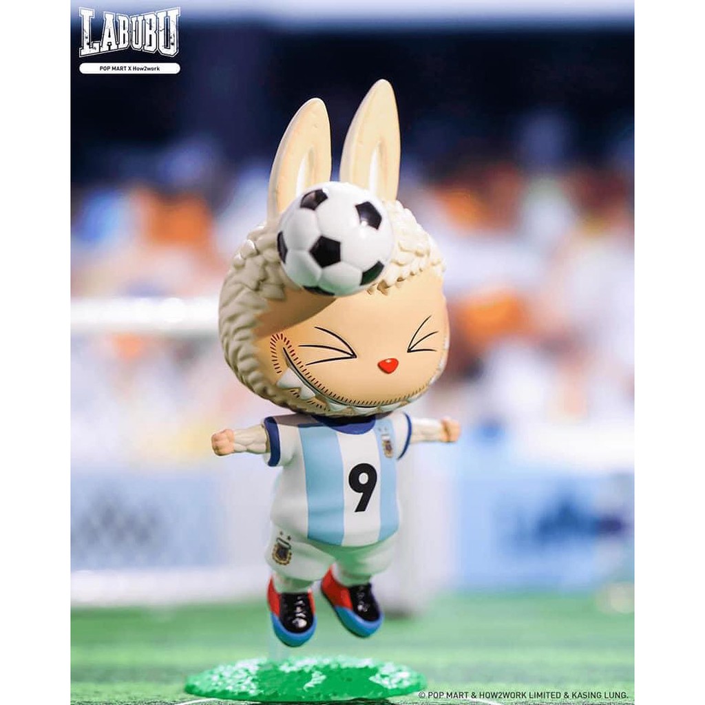 [ตัวแยก พร้อมส่ง] Labubu - Argentina football team - POPMART How2work ...