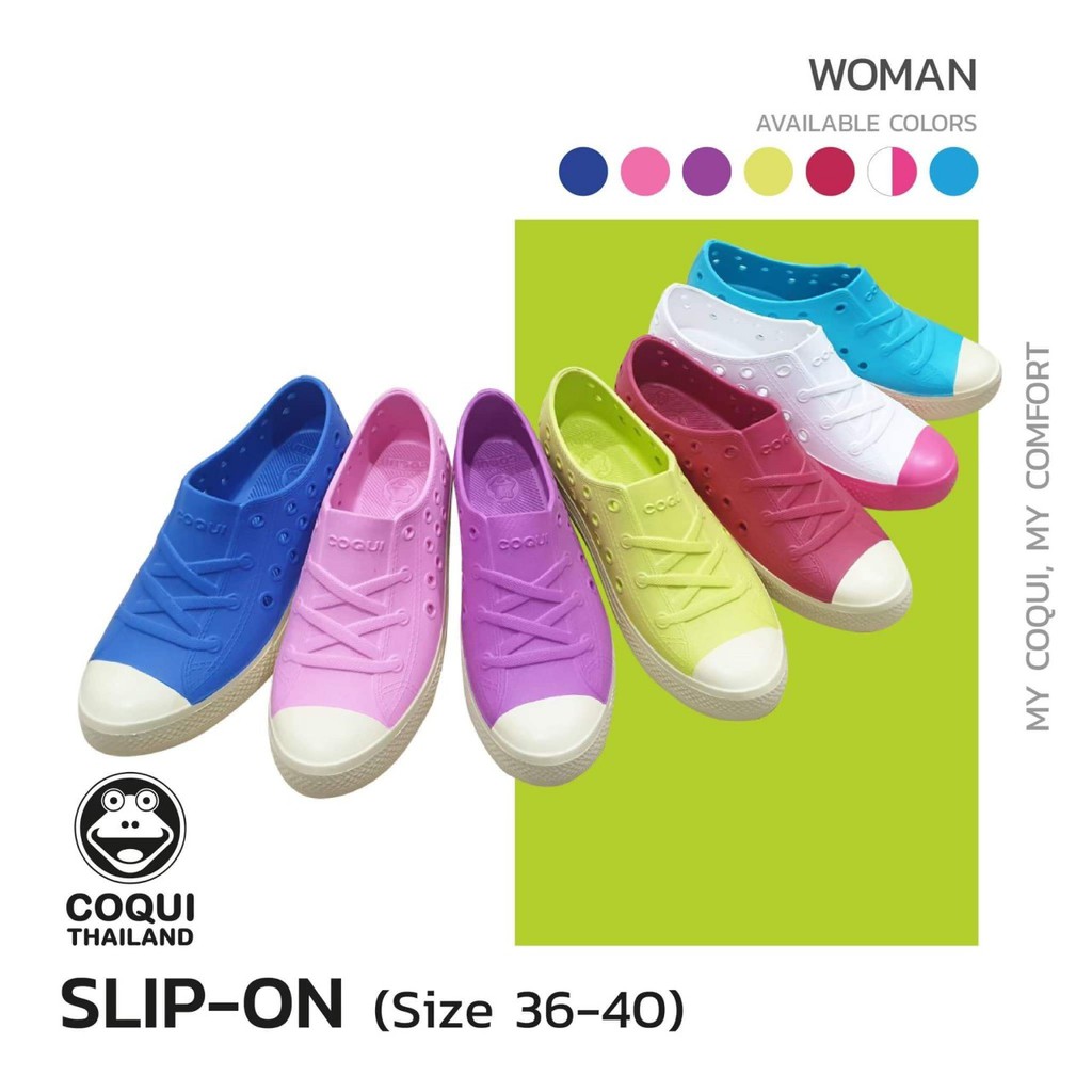 ภาพหน้าปกสินค้า(ลดเพ่มสูงสุด150-โค้ดในรุป2)รองเท้า Slip On (36-44) จากร้าน coquithailand บน Shopee