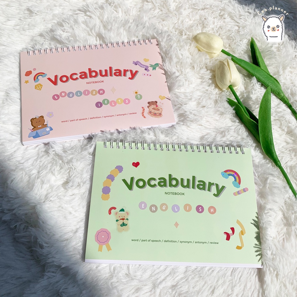 Cea | vocab book สมุดจดคำศัพท์ จดได้ 2000 คำ + synonym antonym A5 ...