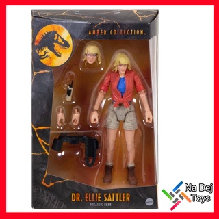 Mattel Jurassic World Amber Collection Dr.Ellie Sattler 6" Figure จูราสสิค เวิร์ลด์ แอมเบอร์ คอเลคชั่น ดร.เอลลี่ แซดเลอร
