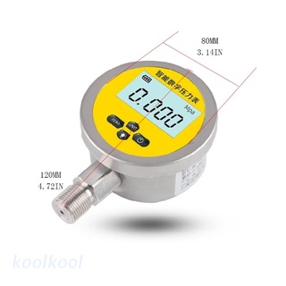 ภาพหน้าปกสินค้าKool เครื่องวัดความดันไฮดรอลิคดิจิตอล 0-60MPa 5 Units 3.15\" Dial สําหรับคอมเพรสเซอร์แอร์ ที่เกี่ยวข้อง
