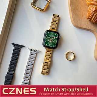 [พร้อมส่ง] สายนาฬิกาข้อมือ สเตนเลส โลหะ แบบบาง IWatch8 Strap S7 6 SE S9 41 มม. 49 มม. 45 44 มม.