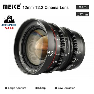 Lens MEIKE 12mm T2.2 Manual Focus Cine Lens for M4/3