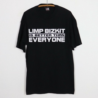 เสื้อยืดวินเทจขายดี เสื้อยืดลําลอง แขนสั้น พิมพ์ลาย 1998 Limp Bizkit Is Better Than Everyone JCcalh50EAihpa78 สไตล์วินเท