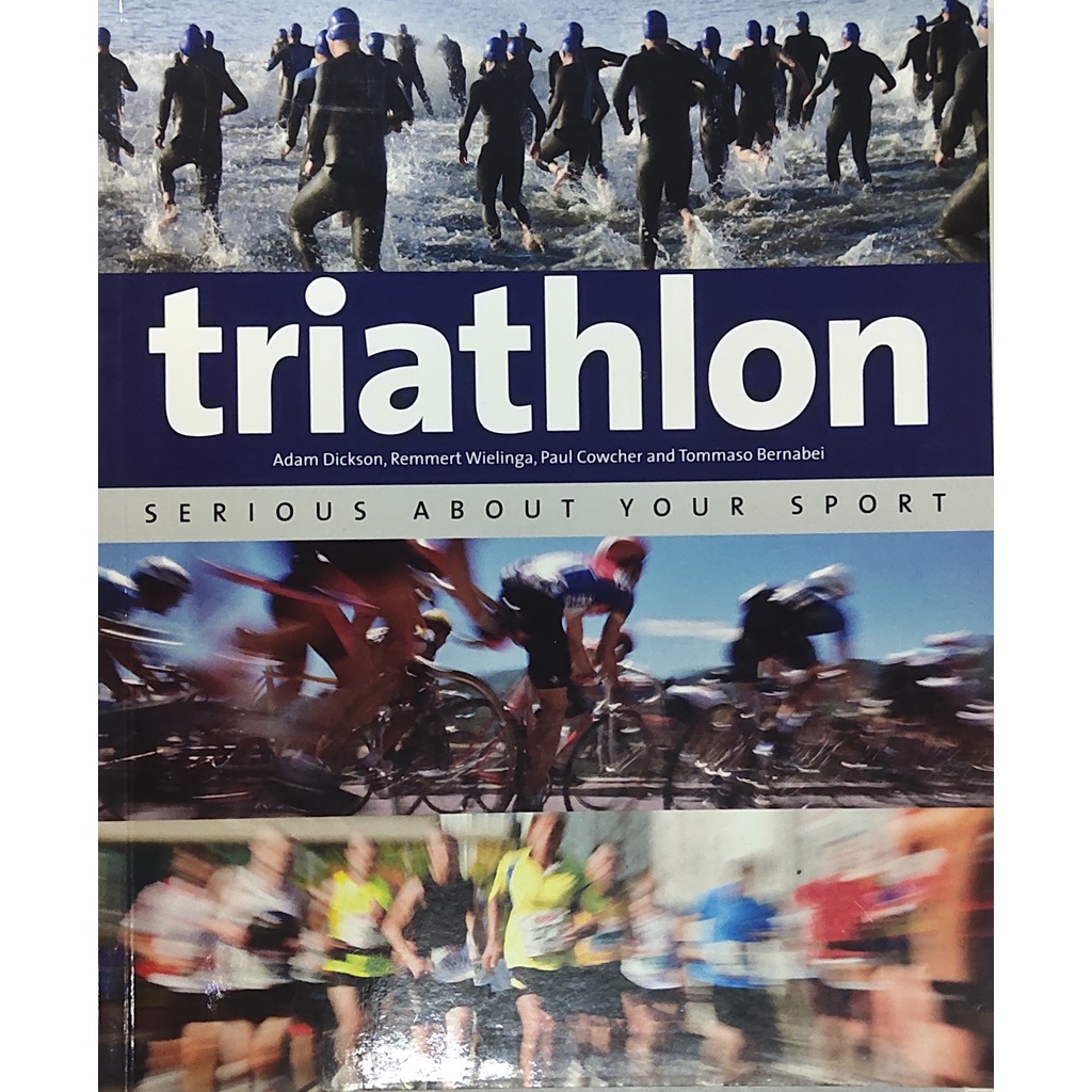 หนังสือ-ไตรกีฬา-ว่ายน้ำ-ขี่จักยาน-วิ่ง-ภาษาอังกฤษ-triathlon-159page