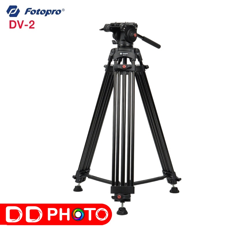 fotopro-dv2-tripod-kit-ขาตั้งวีดีโอ-รับน้ำหนัก-8-กก