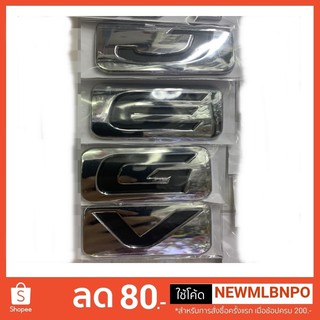 J E G V โลโก้ อักษร สำหรับ TOYOTA REVO VIGO AVANZA FORTUNER ท้าย กระโปรงหลัง logo emblem กระบะ