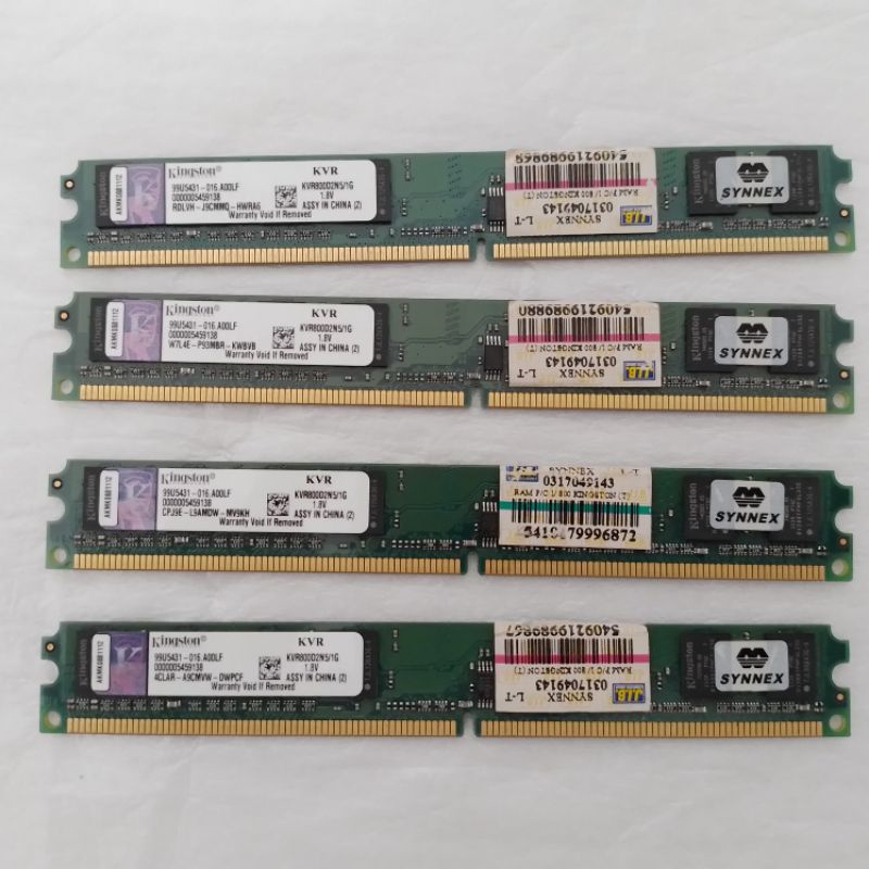 ram ddr2 kingston แถวละ 1G | Shopee Thailand