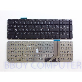 HP COMPAQ Keyboard คีย์บอร์ด HP EnvyTouchsmart 15-J 17-J Keyboard (TH-US)