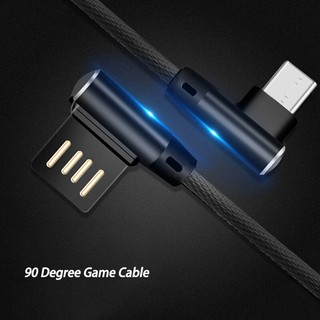USB 3.1 Type C Cable 2A Fast Charger 90 Degree Game Data Line For  A8 2018 S9