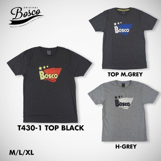 [เก็บโค้ดหน้าร้าน] เสื้อยืดคอกลมพิมพ์ลาย BOSCO T-SHIRT T430-1