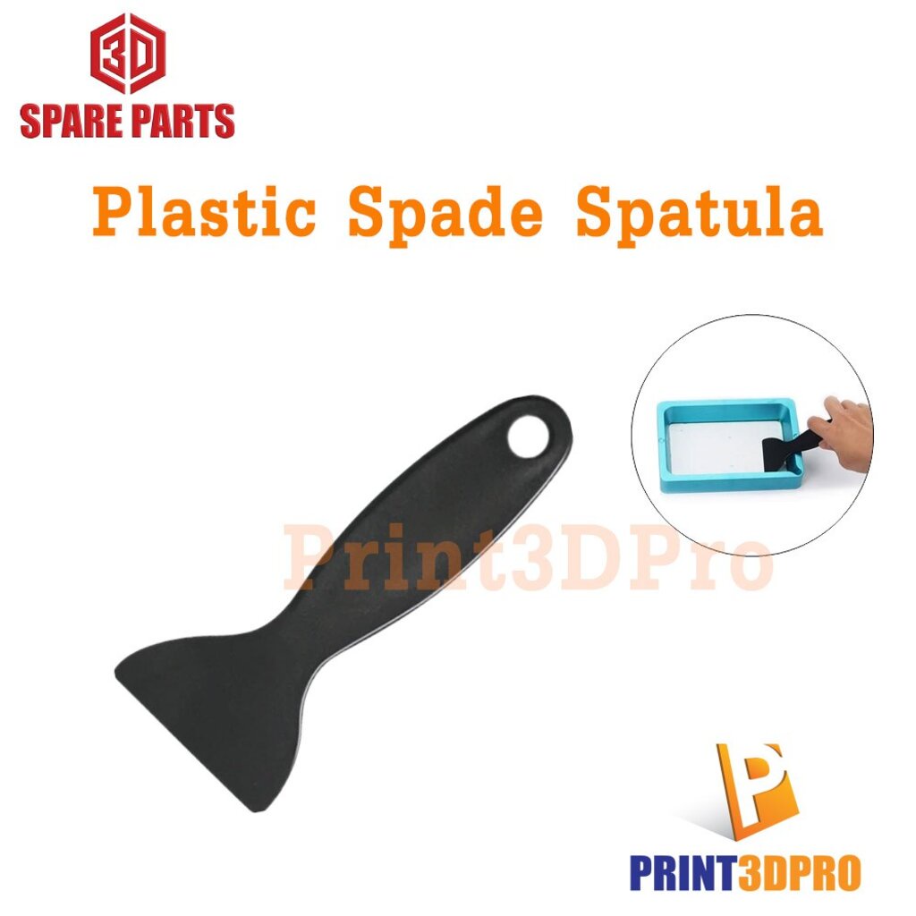 ราคาและรีวิว3D Printer Part Resin Special Tool Set Plastic Shovel Removal Tool Black Spade Spatula For Resin Tank