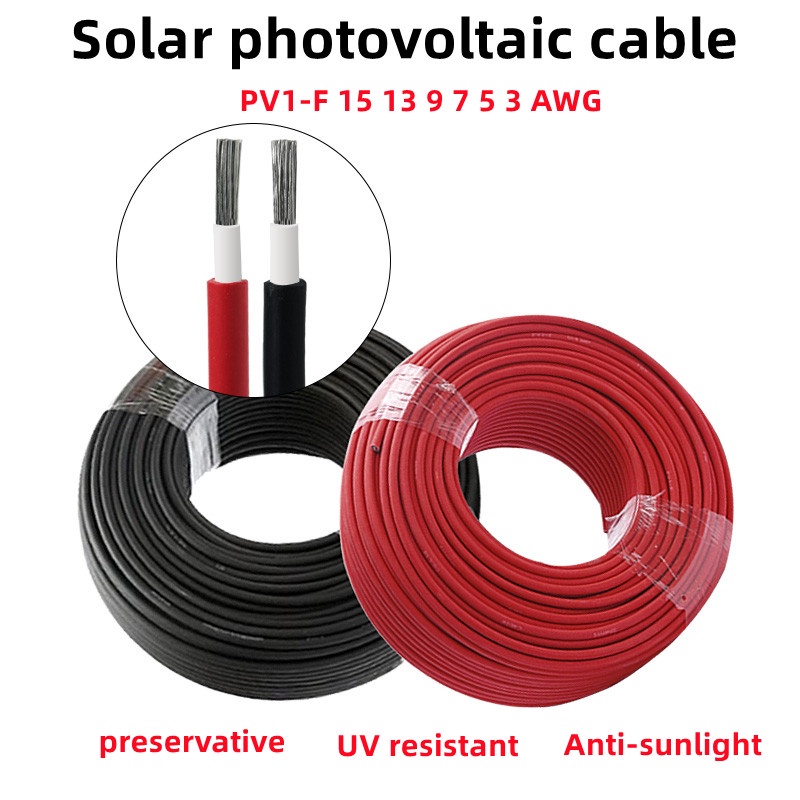 Solar Photovoltaic Cable Anti Uv Pv F Awg Low Smoke