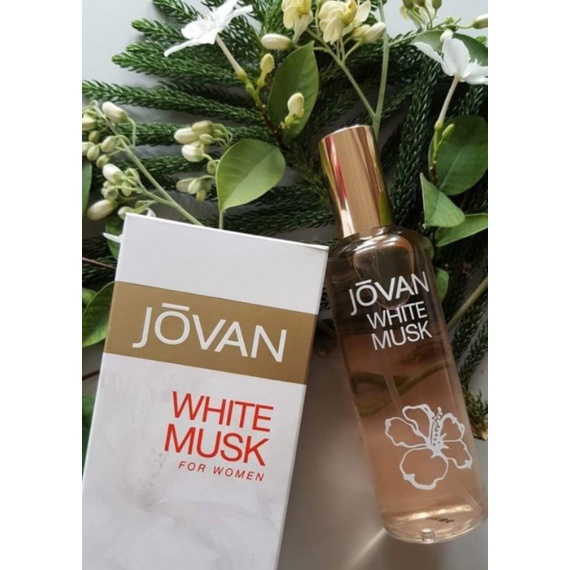 jovan-white-musk-for-women-edt-59ml-spray-new-unboxed-แยกจากชุดมาไม่มีกล่องเฉพาะ