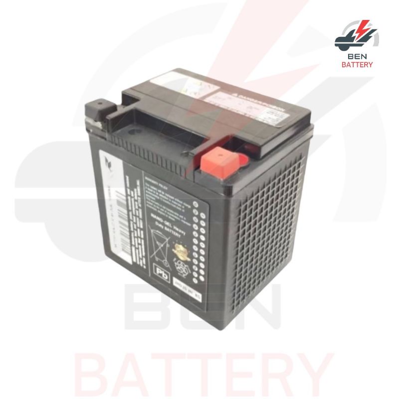 แบตเตอรี่ยี่ห้อ-rr-jhd-30-hl-bs-ขนาด12v-30ah-แบตเตอรี่-แบตเจล-harley-davidson-สำหรับใส่รถมอเตอร์ไซค์ฮาเล่ย์