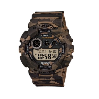 Casio G-Shock นาฬิกาข้อมือผู้ชาย สายเรซิ่น รุ่น GD-120CM-5 - สีเขียวลายพราง