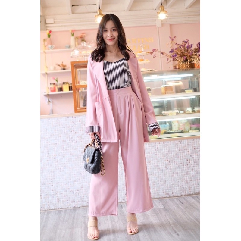 ชุดเซ็ท-3ชิ้น-สไตล์เกาหลี-ผ้าใส่สบาย-ผ้าดีมากคะ