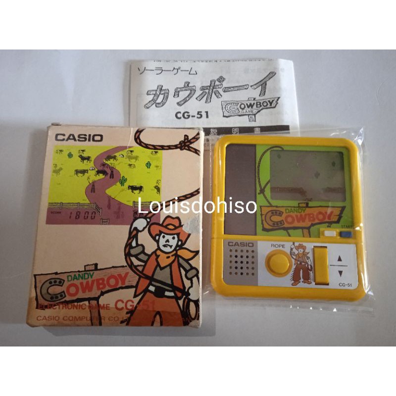 CASIO CG-51 Dandy Cowboy LCD game Game & Watch Casio Dandy
