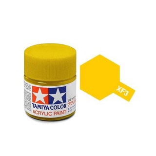 สีทามิย่าสูตรน้ำ Tamiya Acrylic XF3 Flat Yellow 10ml