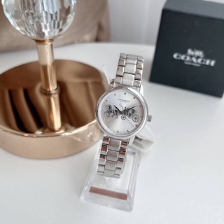 🎀 (สด-ผ่อน) นาฬิกา สีเงิน 28 มิล 14502975 Silver-tone Ladies Watch