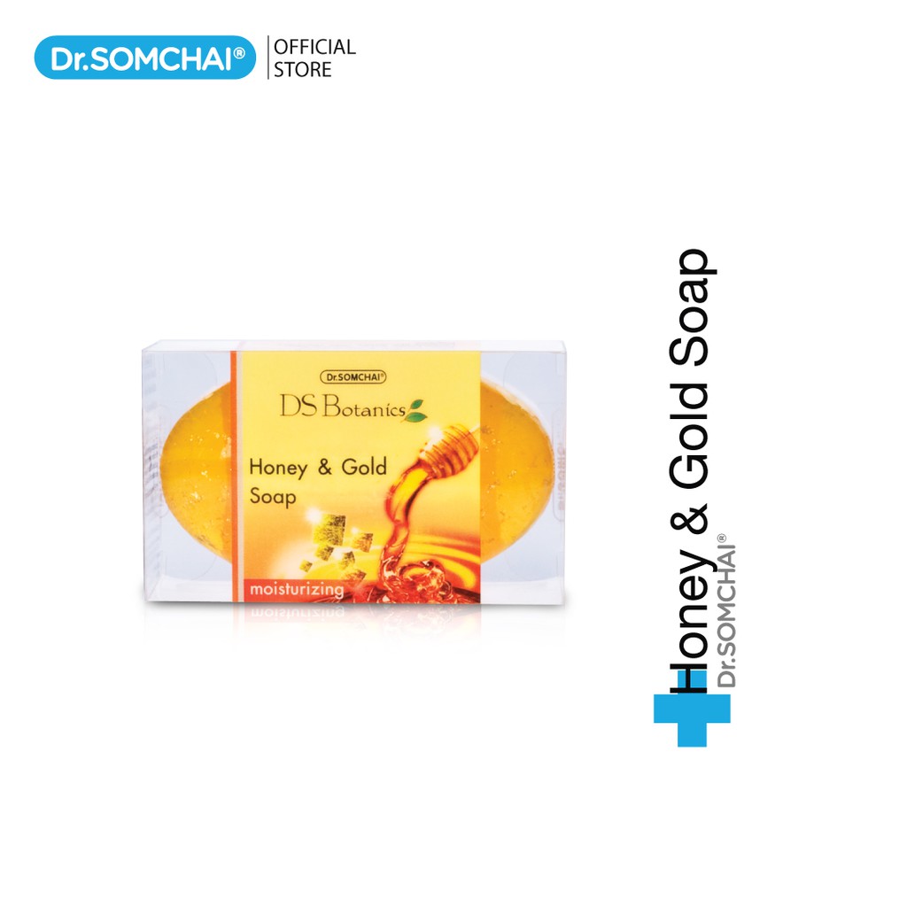 dr-somchai-honey-amp-gold-soap-80-g-ดร-สมชาย-สบู่น้ำผึ้งและทองคำบริสุทธิ์-80-g