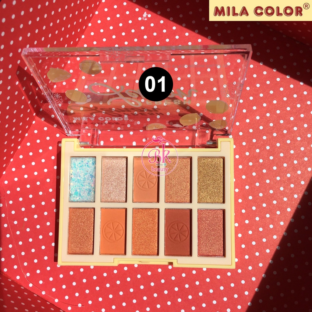 mila-color-อายแชโดว์-พาเลทอายแชโดว์-10-เฉดสี-สีสวย-ไม่เลอะ-ติดทนนาน-กันน้ำ-กันเหงื่อ-อายแชโดว์แต่งหน้า-แต่งตา-แต่งหน้า