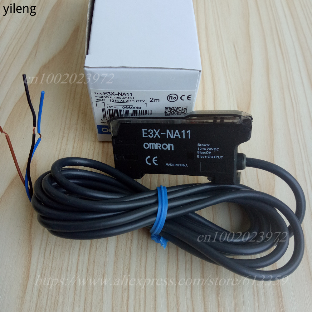 Omron E3X-DA-S / MDA -Fiber Sensors- Digital Fiber Amplifier Unit - Auto