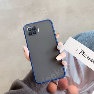เคสโทรศัพท์ OPPO A93 A73 A53 2020 A15 Casing Shockproof Skin Feel Protective Transparent Matte Hard Phone Case Back Cover for OPPOA93 OPPOA15 เคส