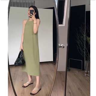 สินค้า NW style Maxi dress แขนกุด คอกลม ยาว 40” 29 สี 6 ไซส์ XS ถึง XXL ตัดใหม่ทุกชิ้น แจ้งปรับขนาดได้ค่ะ