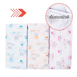 ผ้าอ้อมสาลู 27 เย็บริม แพ็ค12 ผืน (ลายSweet Dream)   สินค้าพร้อมส่ง