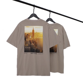 Fog เสื้อยืดแขนสั้น ผ้าฝ้าย พิมพ์ลาย แฟชั่นสําหรับผู้ชาย และผู้หญิง